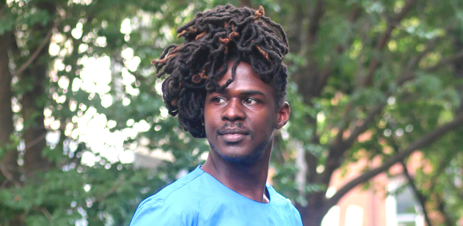 Khalif's long mature Locs styled by Gigi Best Products for Locs of 2024