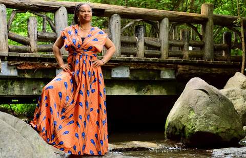 The Many Ways You Can Wear the African Print Infinity Dress