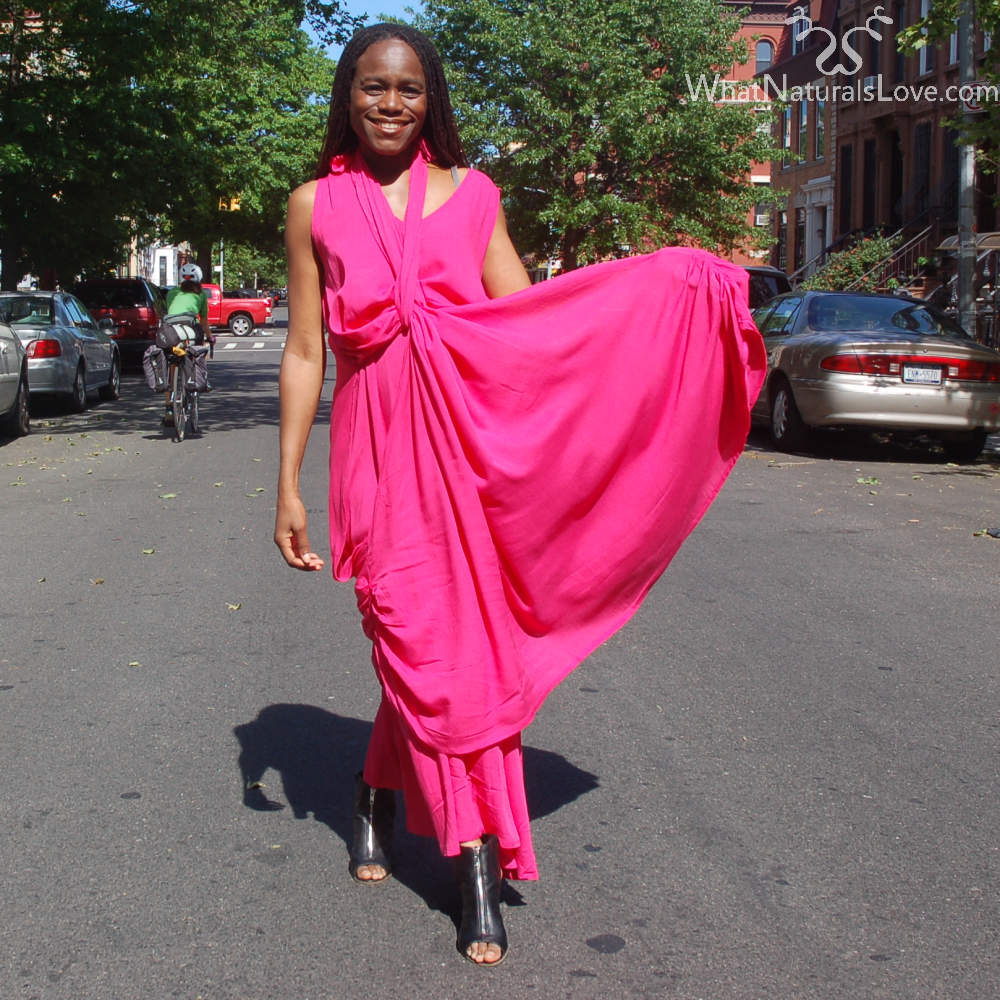 Moroccan Magic Dress pink Halter top Style
