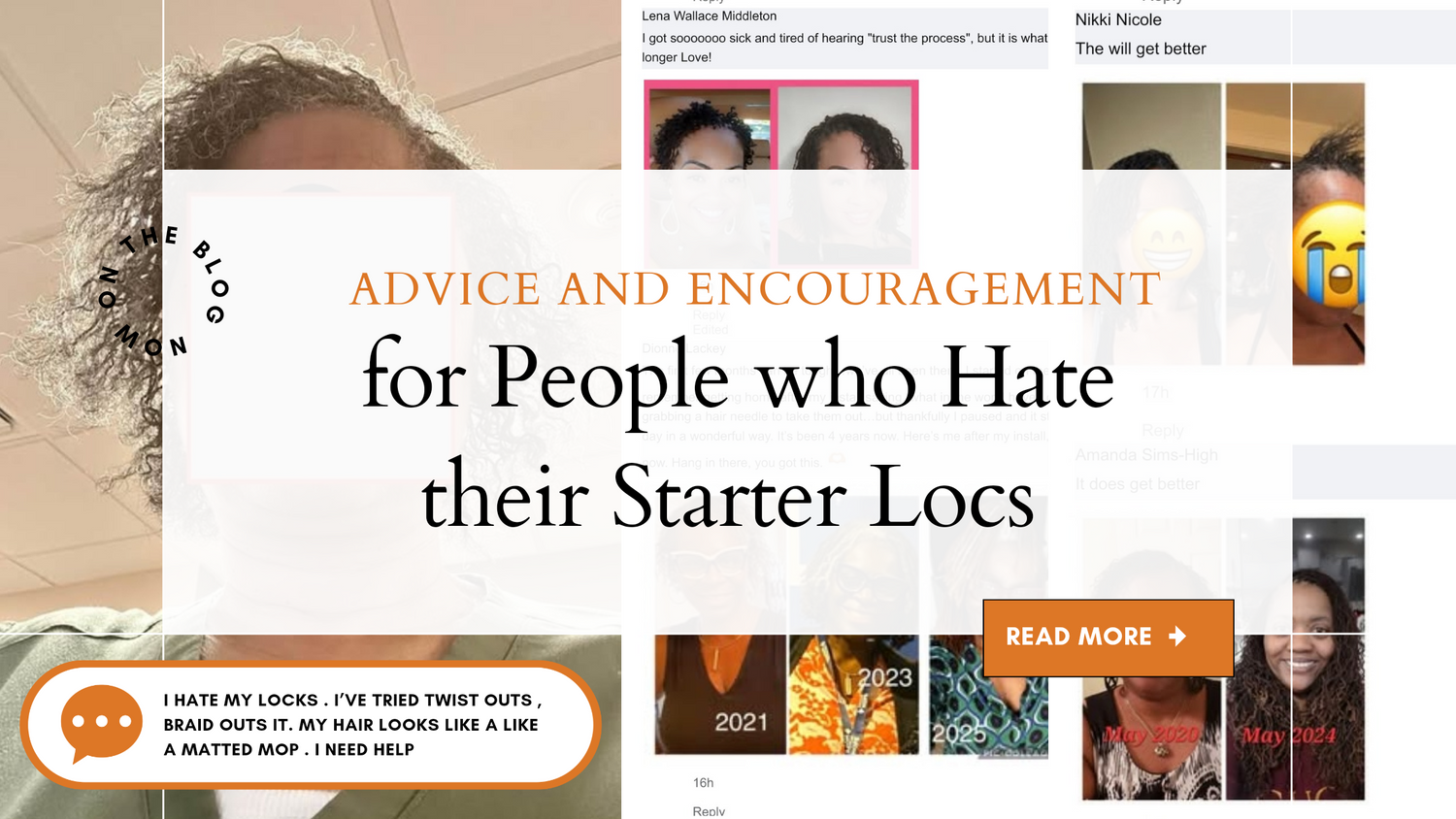 Advice and Encouragement for People Who Struggle with Their Starter Locs
