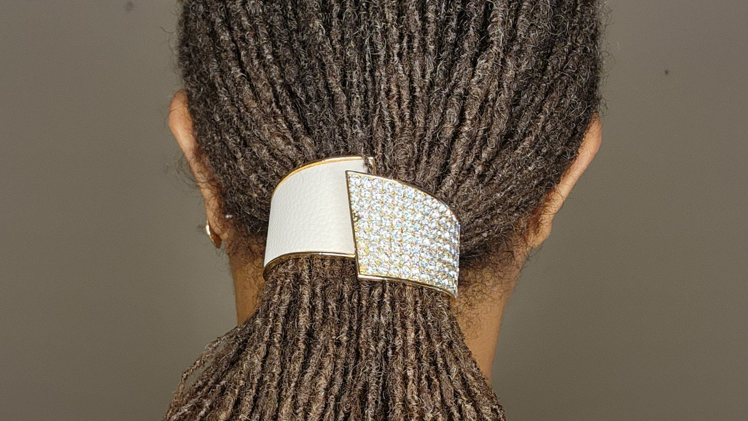 Golden Wings Hair Cuff for your locs, braids or natural hair.
