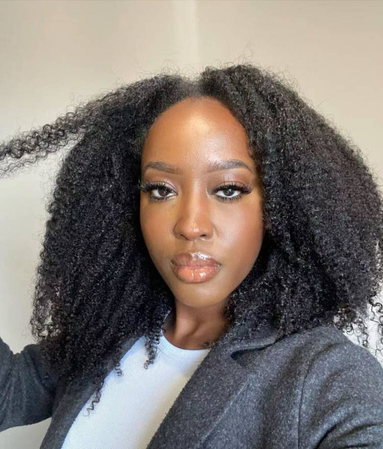 Human Hair Clip in Extensions for Black Women WhatNaturalsLove