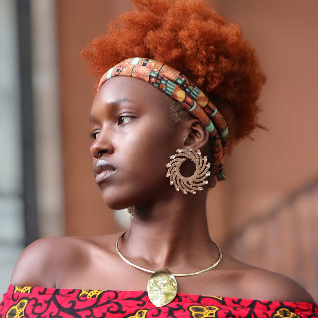 Golden Crystal earrings that add spark to your style