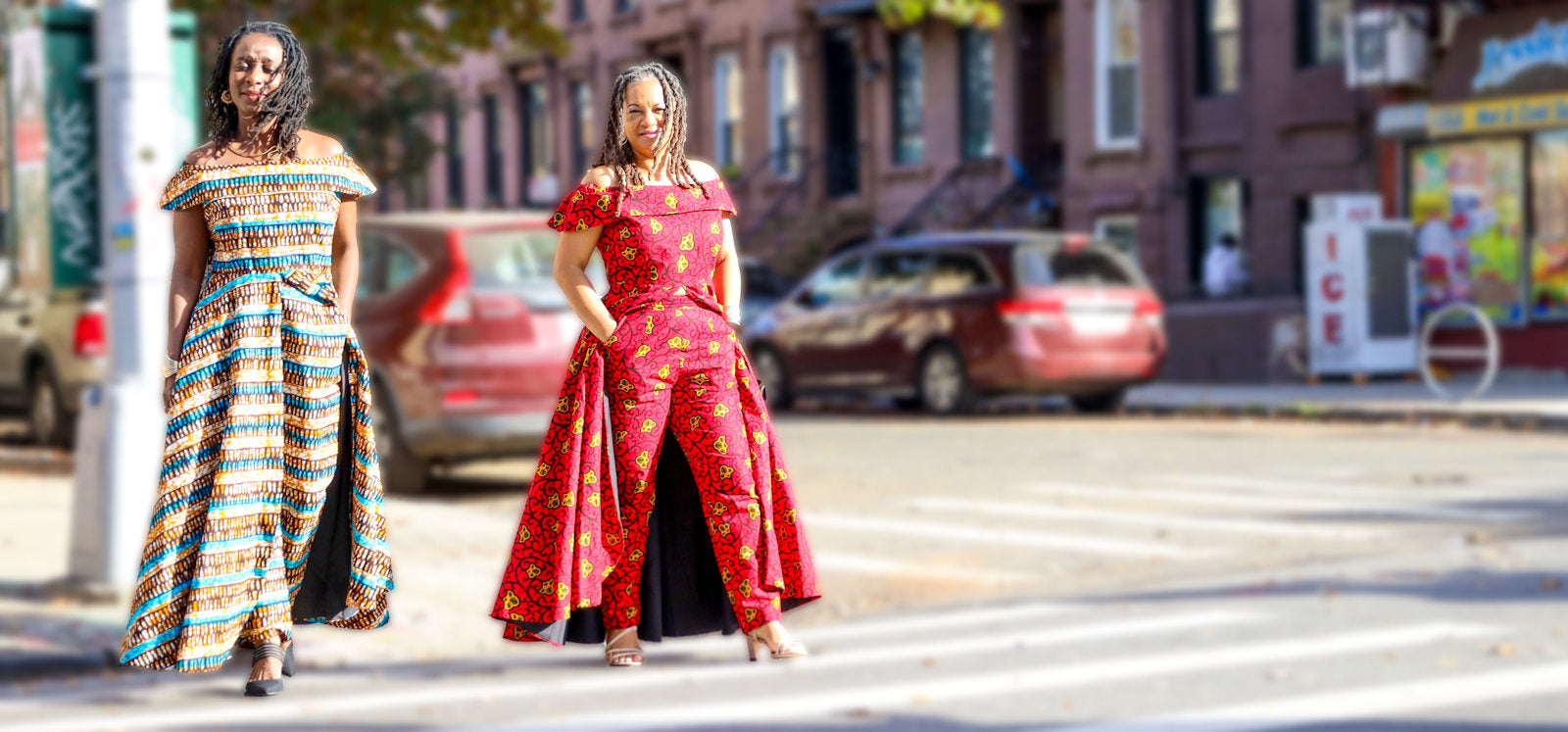 Stylish and colorful African Pantsuits for women