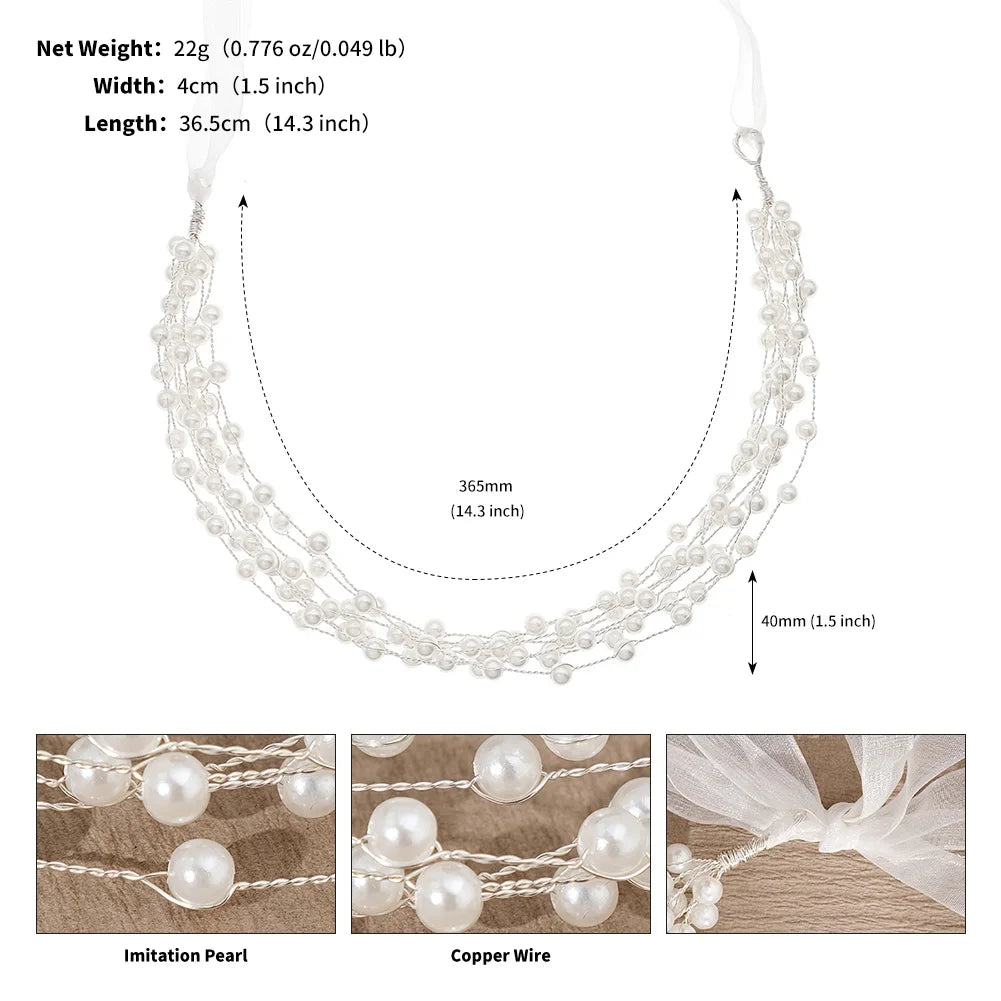 Pearl Bridal Hair Vine - Bridal Hairpiece | Timeless Elegance