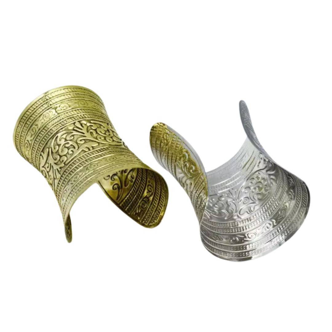 Ancient Gold Hair Cuff for long ponytails Locs, Sisterlocks, Dreadlocks and Braids