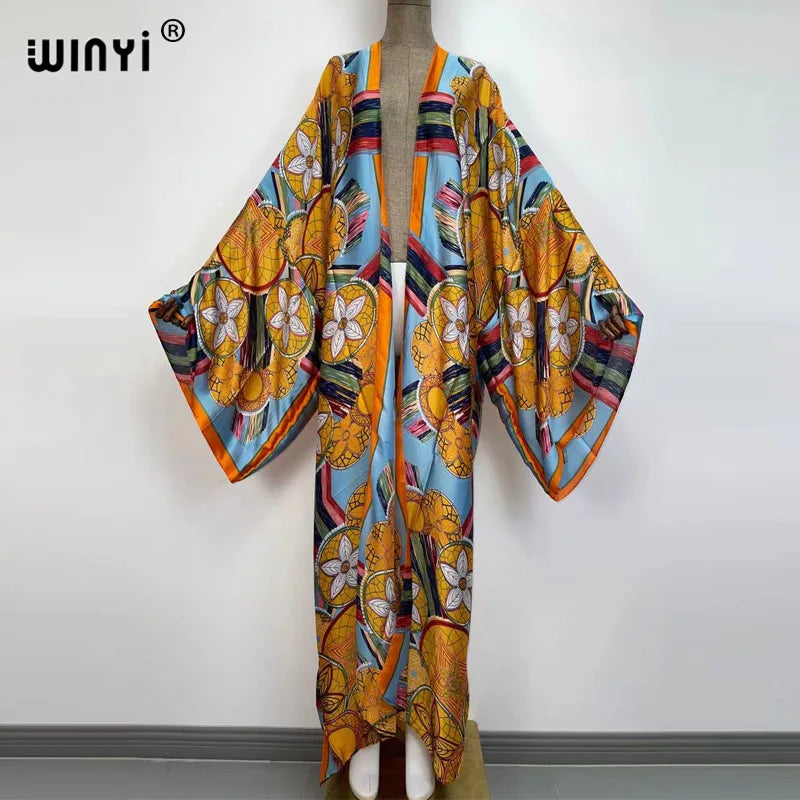 Kimono Kaftan Boho Soft Cardigan - Batwing Sleeve