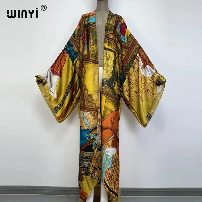 Kimono Kaftan Boho Soft Cardigan - Batwing Sleeve