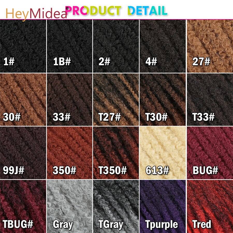 Marley Afro Kinky Hair pour Twists, Braids et Locs