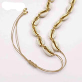 Handmade Cowrie Shell Choker Necklace