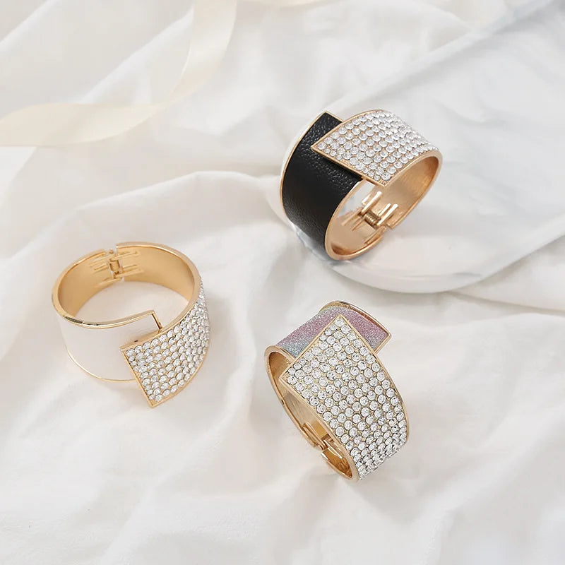 Hair Cuff with Rhinestones for Locs, Dreadlocks, Braids and curls