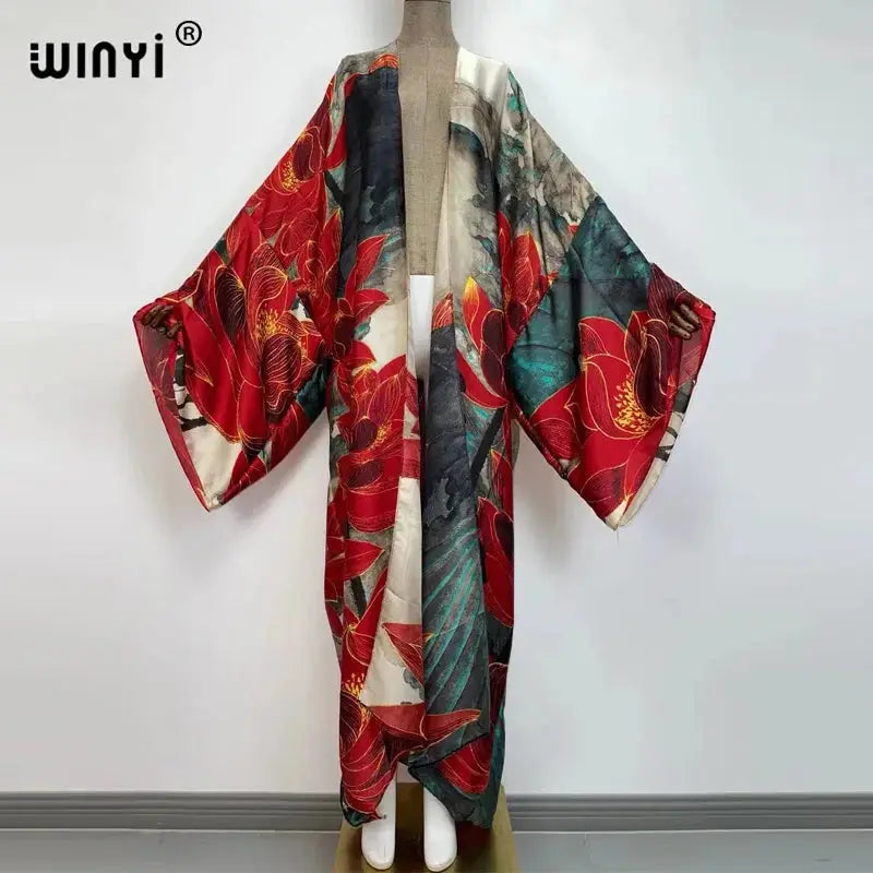 Kimono Kaftan Boho Soft Cardigan - Batwing Sleeve