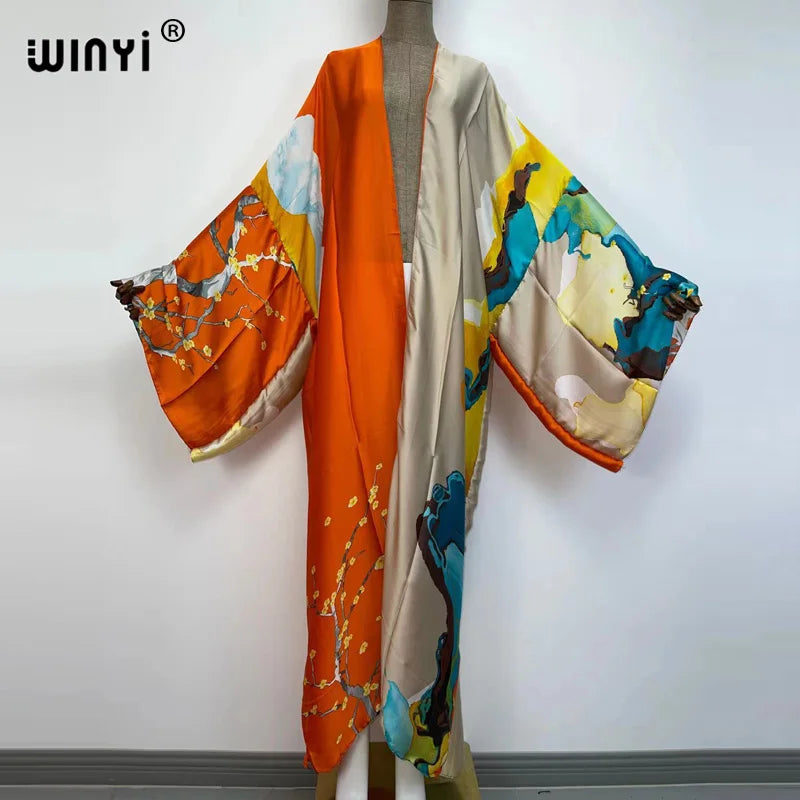 Kimono Kaftan Boho Soft Cardigan - Batwing Sleeve