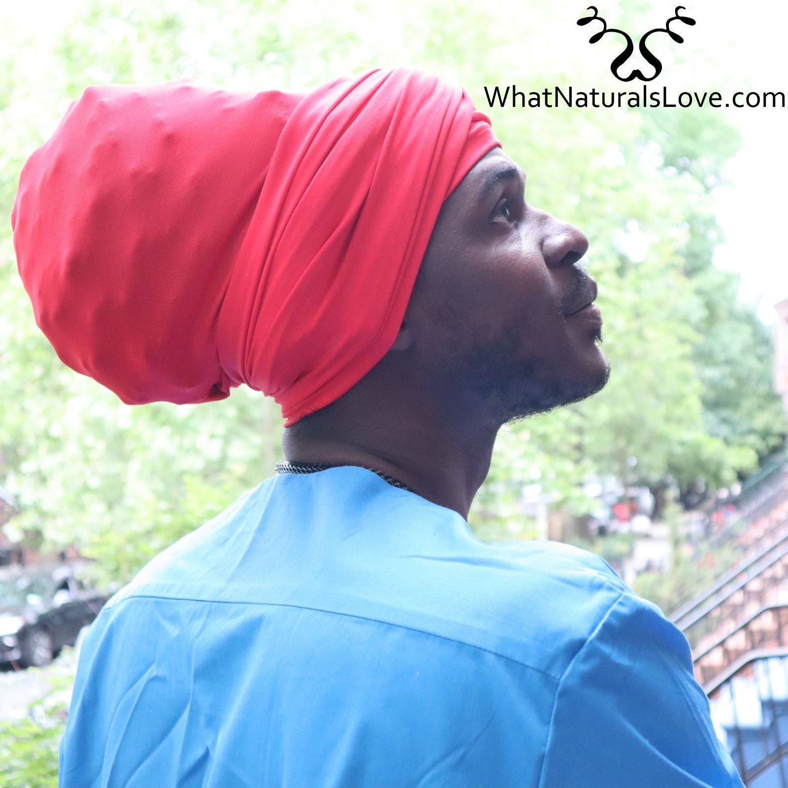Easy Headwrap to style and protect Locs, Sisterlocks and Dreadlocks