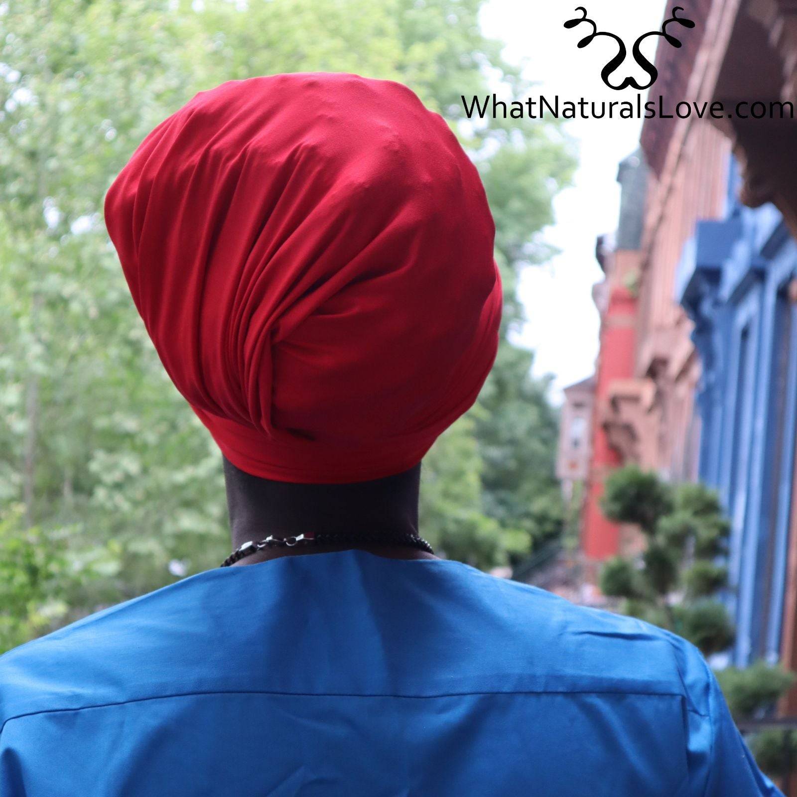 Easy Headwrap to style and protect Locs, Sisterlocks and Dreadlocks