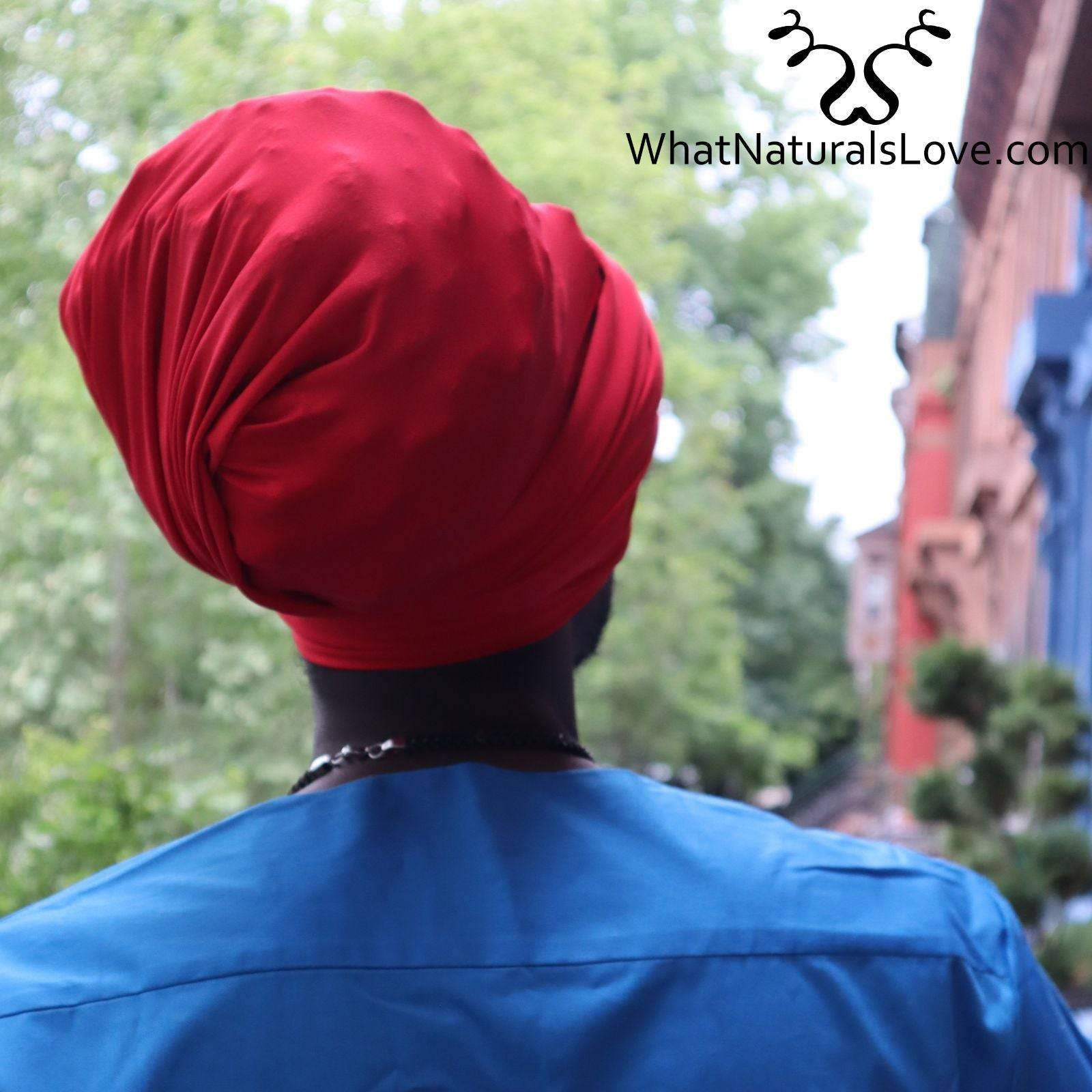 Easy Headwrap to style and protect Locs, Sisterlocks and Dreadlocks