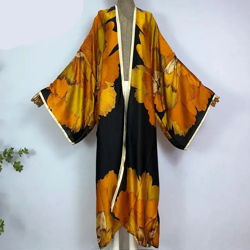 Kimono Kaftan Boho Soft Cardigan  Batwing Sleeve
