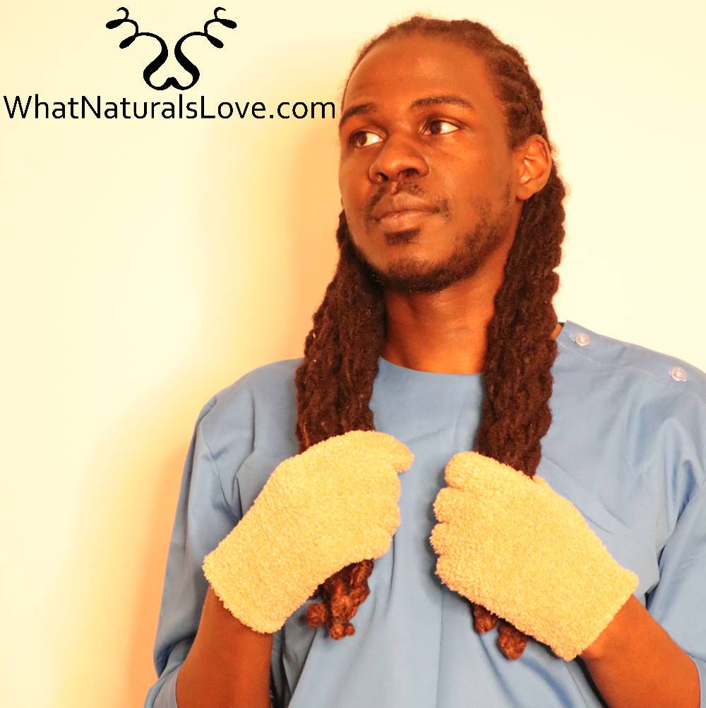 Loc Glove pour nettoyer, entretenir et sécher les locs