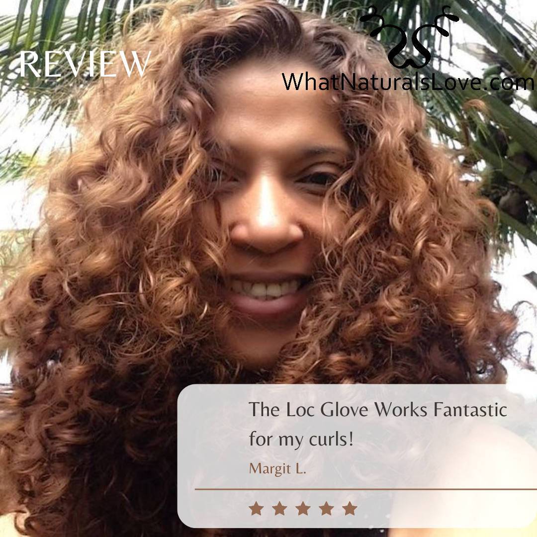 Loc Glove to clean, maintain and dry locs