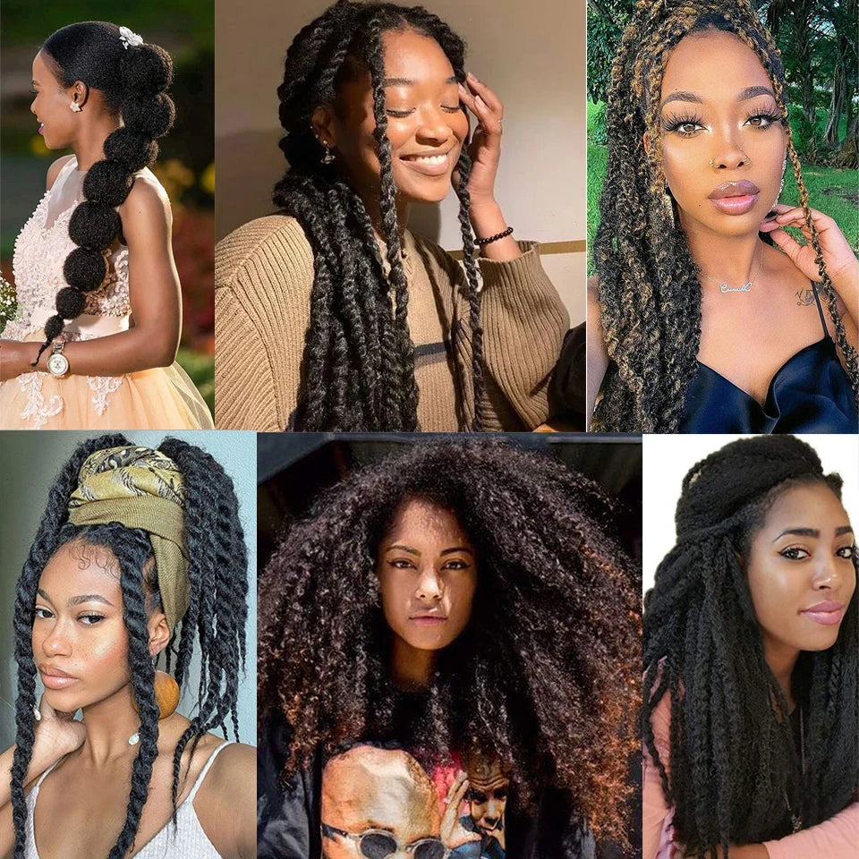 Marley Twist Crochet Hair - Multi Hairstyle