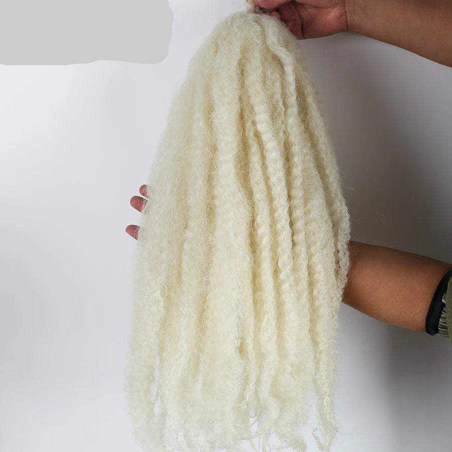 Marley Twist Crochet Hair in Blond