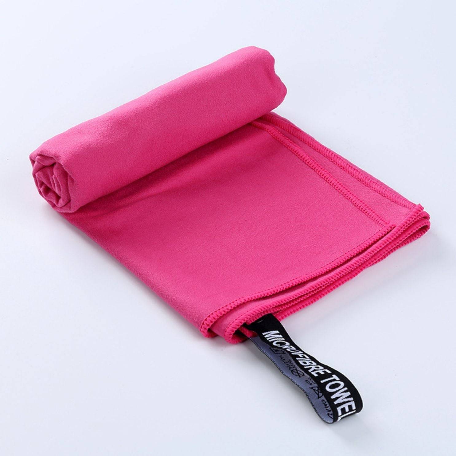 Soft pink microfiber towel, perfect for drying and maintaining starter locs. Lightweight and gentle on hair to prevent frizz and damage.