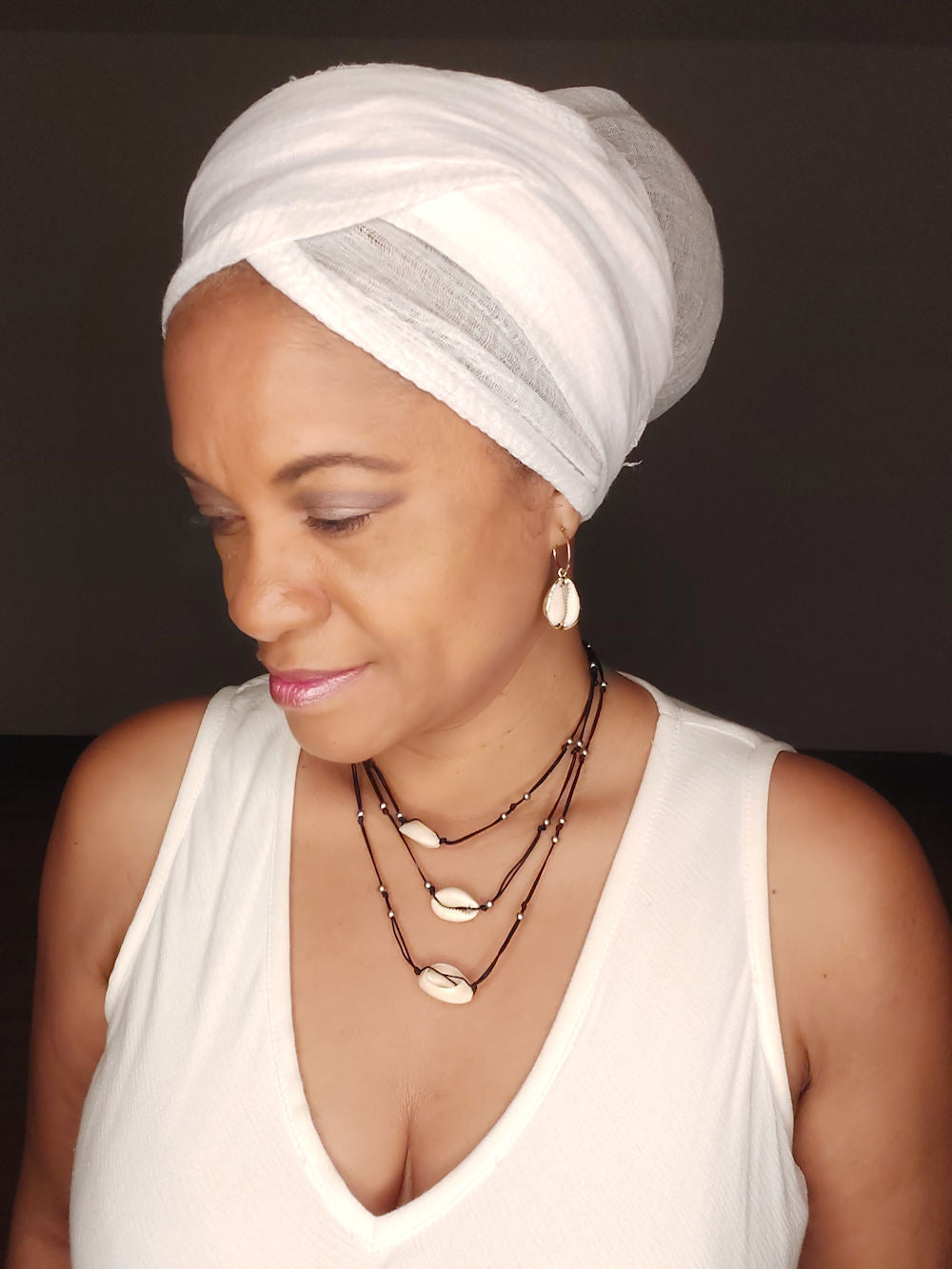 Fashionable Multi Wear Headwrap Scarf and Shawl