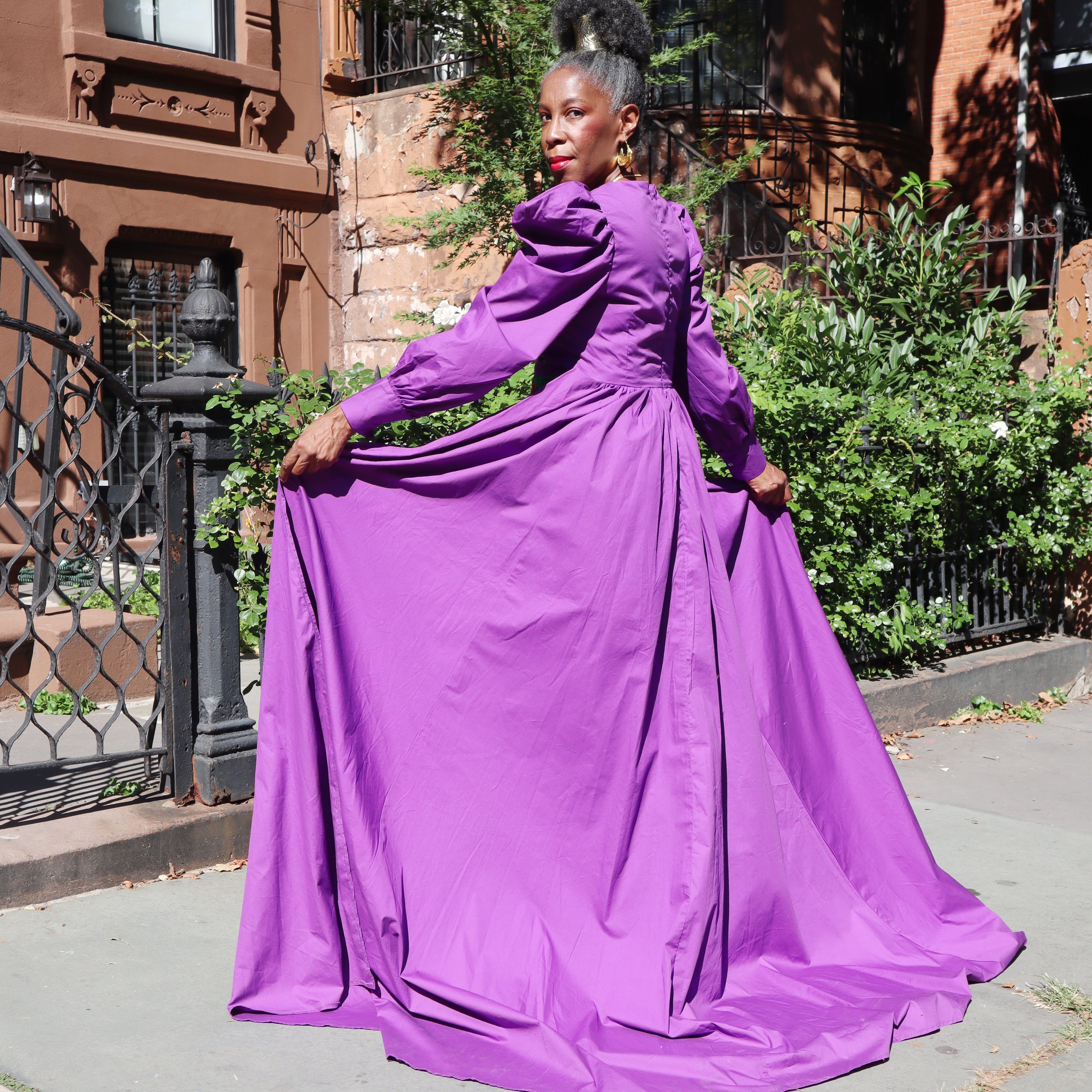 Super Elegant African Ankara Gown with a Train