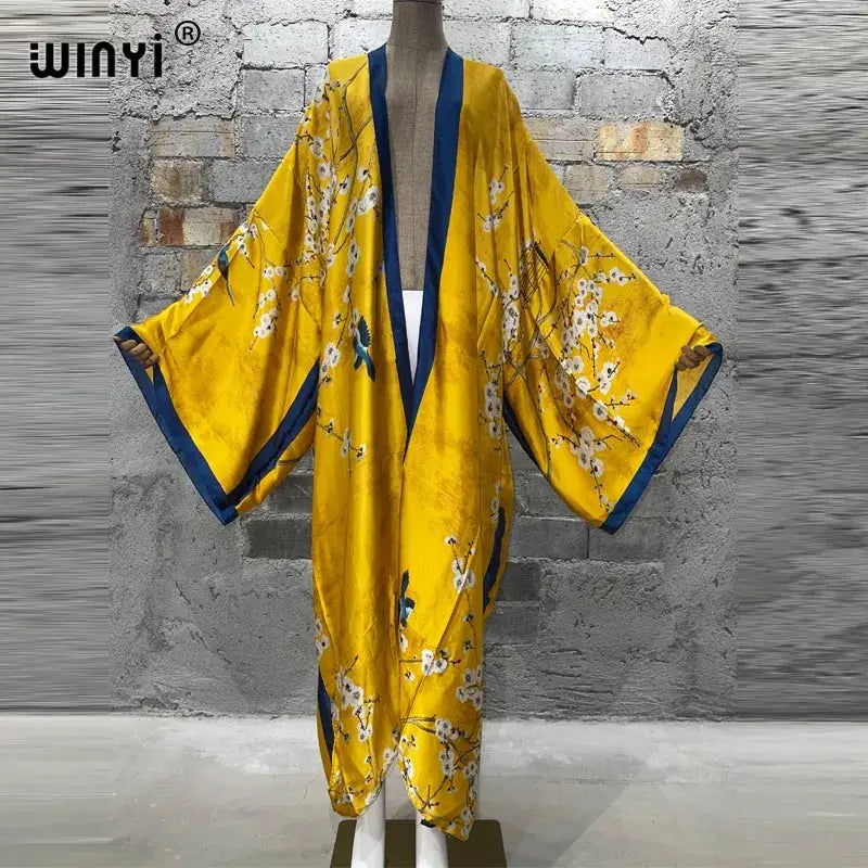 Kimono Kaftan Boho Soft Cardigan - Batwing Sleeve