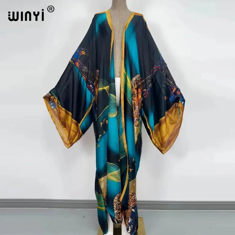 Kimono Kaftan Boho Soft Cardigan - Batwing Sleeve