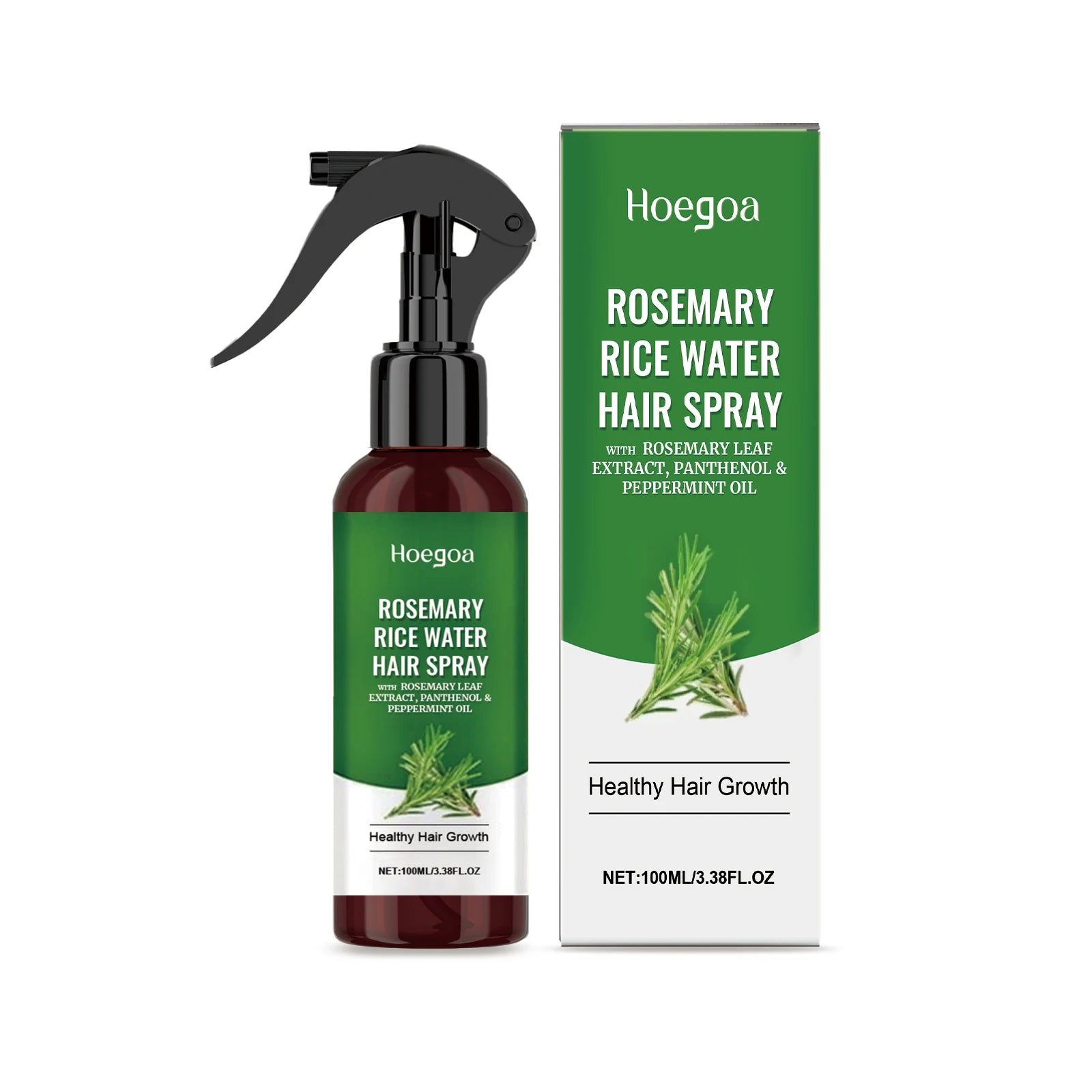 Rice Water Hair Spray with Rosemary (3.38 fl oz / 100ml)