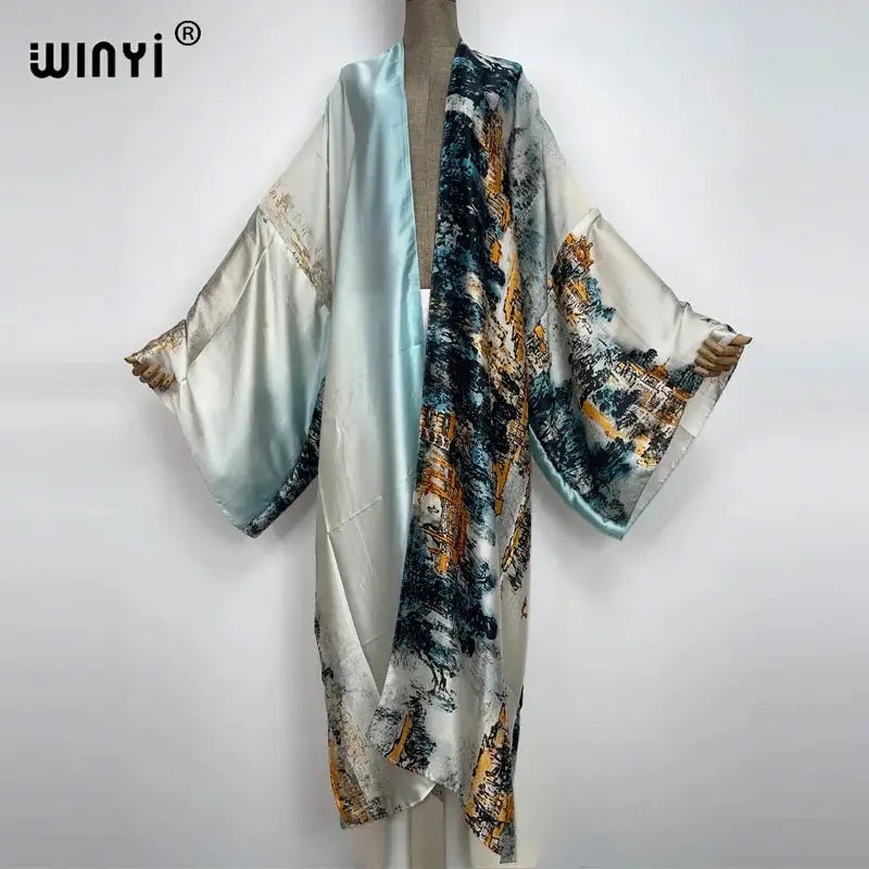 Kimono Kaftan Boho Soft Cardigan - Batwing Sleeve
