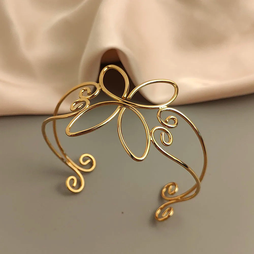 Hair Cuff – Handmade Wire Flower Crown