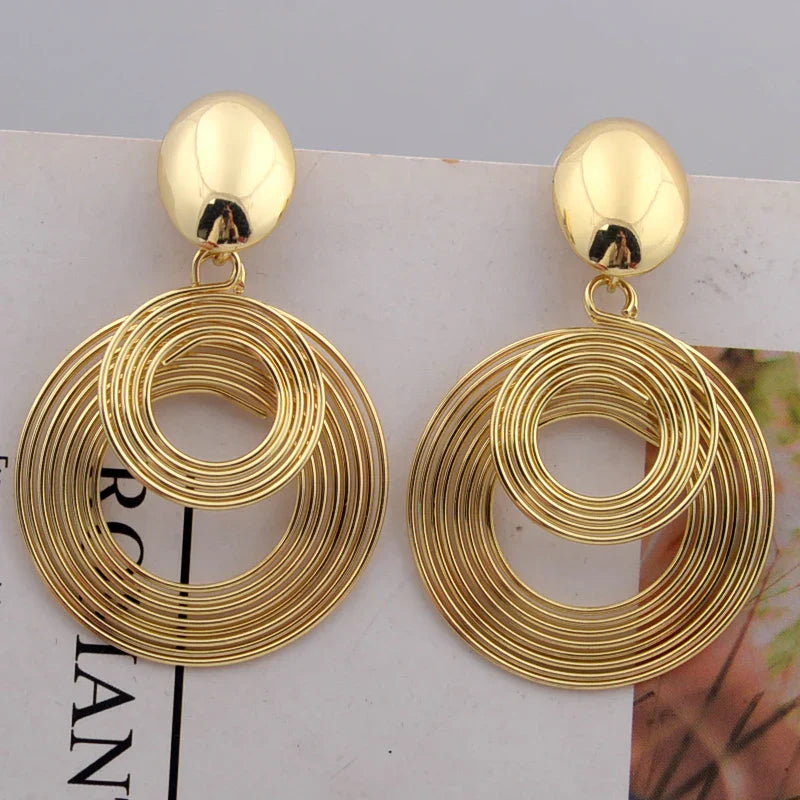 Goddess Spiral Earrings – Gold or Silver Elegance