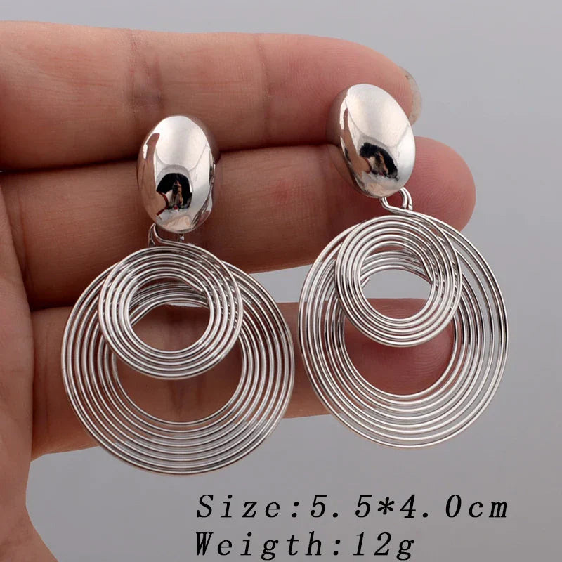 Goddess Spiral Earrings – Gold or Silver Elegance