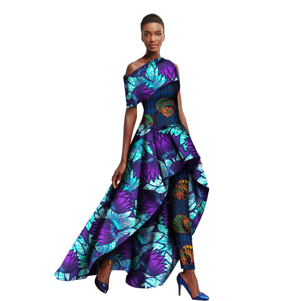Off-Shoulder Two Piece Ankare Suite for Women