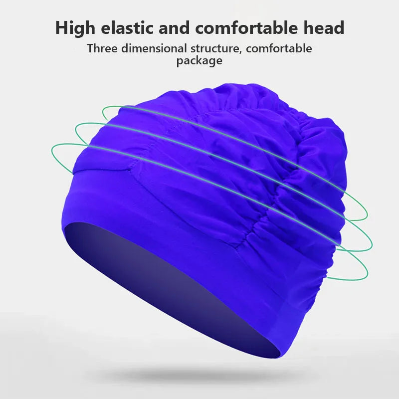Fashionable Swimming Cap for natural hair and Locs
