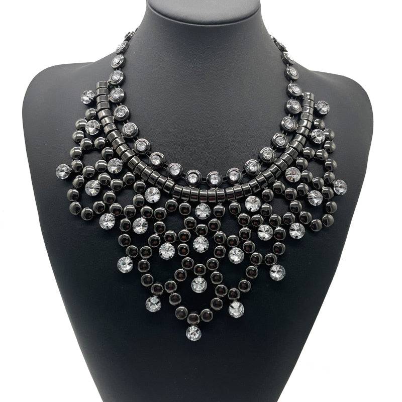 Golden Rhinestone Necklace