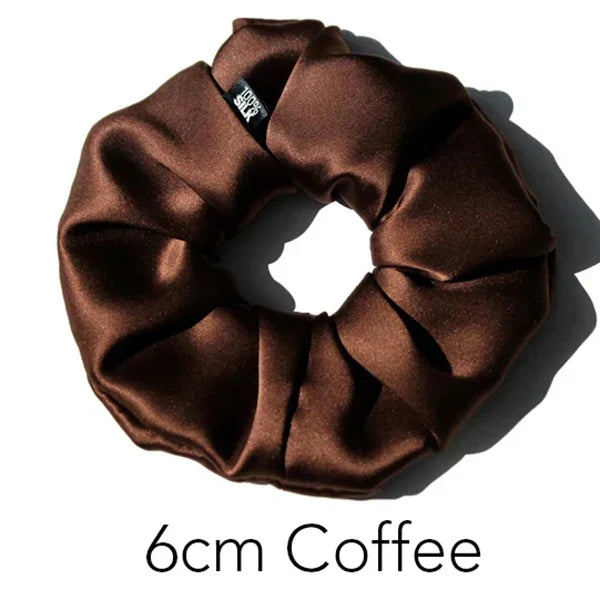 100% Mulberry Silk Scrunchies Extra Large 19 mm