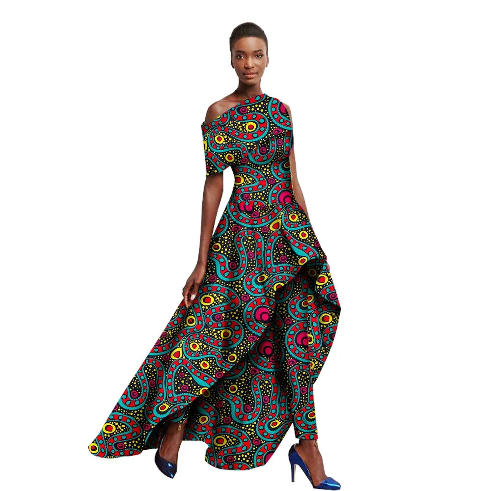 Off-Shoulder Two Piece Ankare Suite for Women