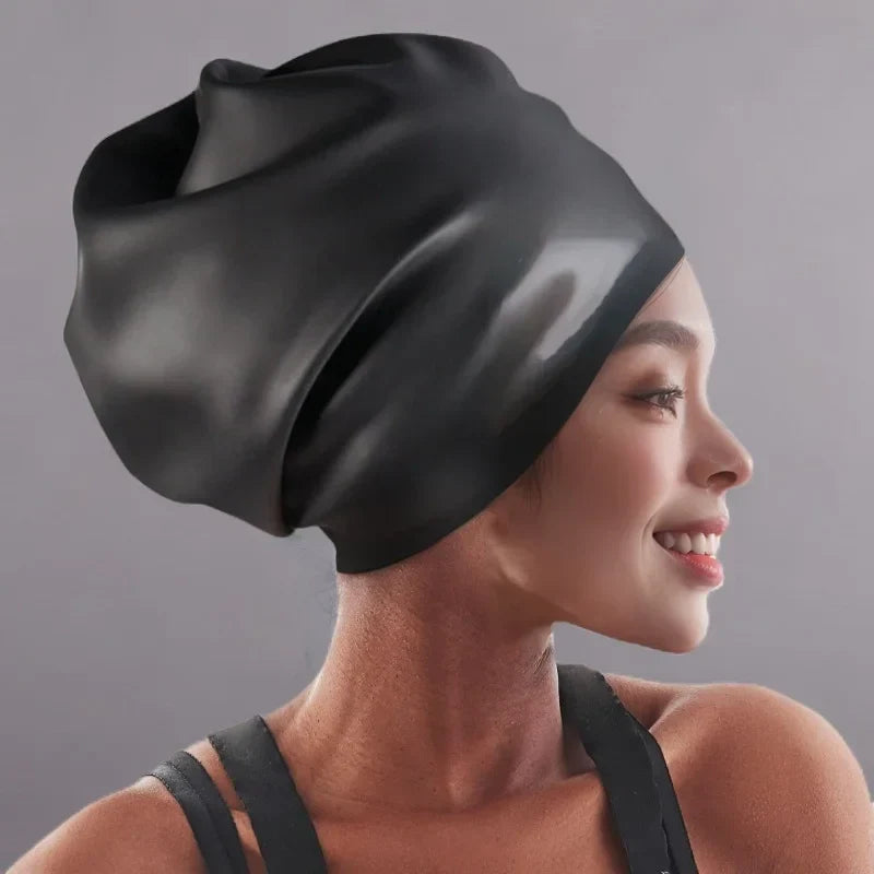 Waterproof Swim Cap – For Long, Curly & Natural Hair