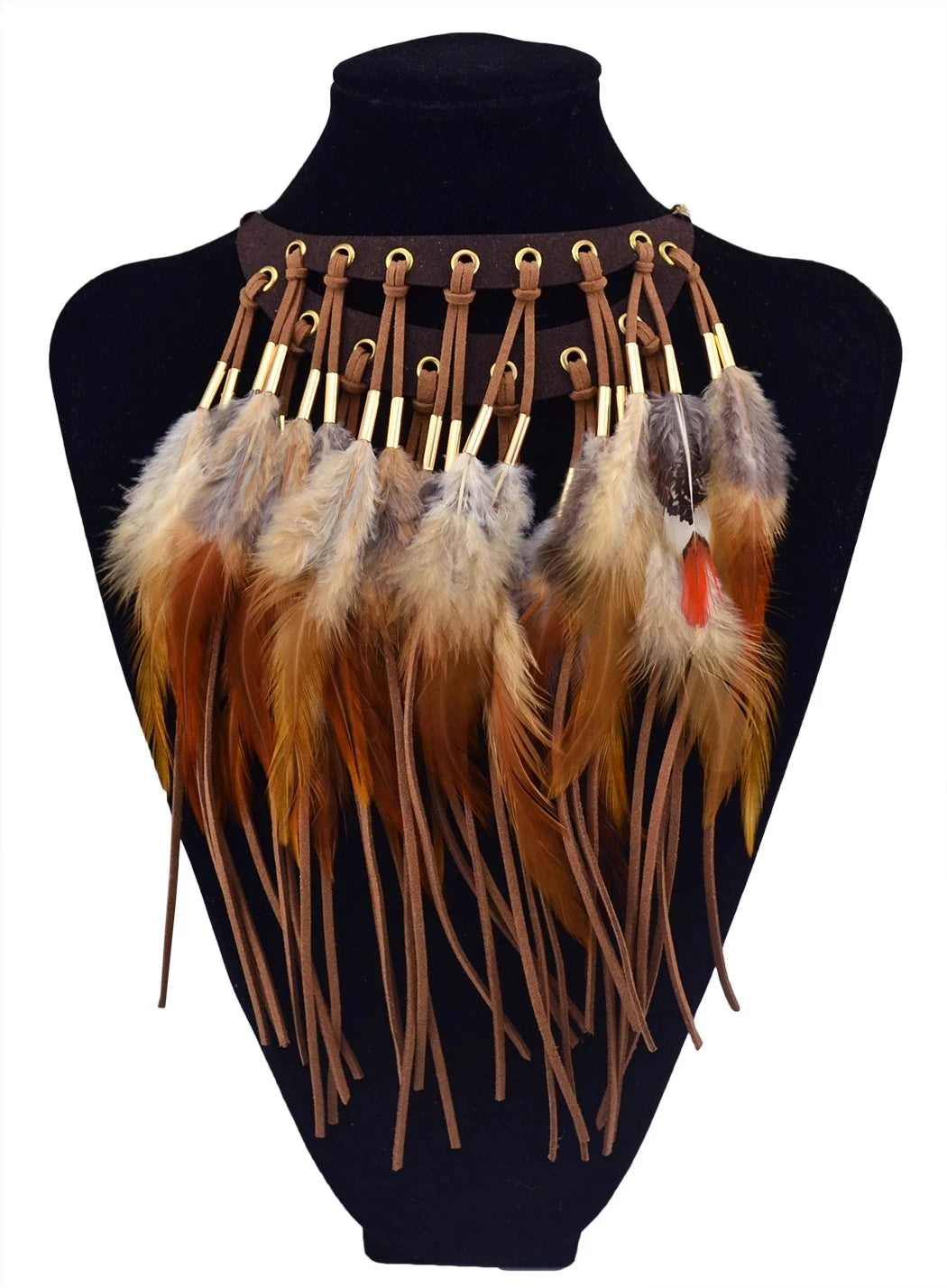 Handmade Boho Ethnic Big Choker Necklace