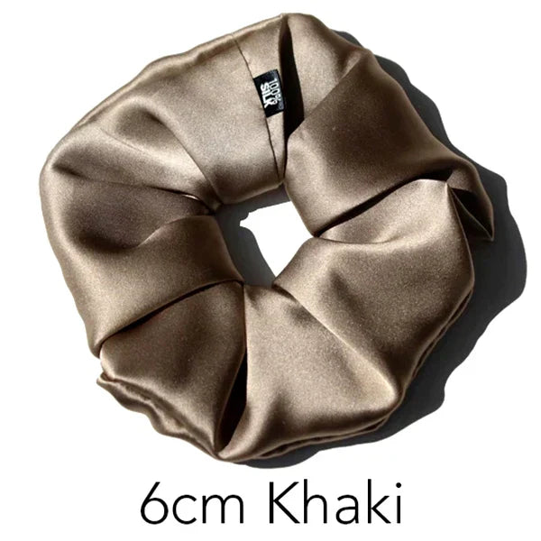 100% Mulberry Silk Scrunchies Extra Large 19 mm