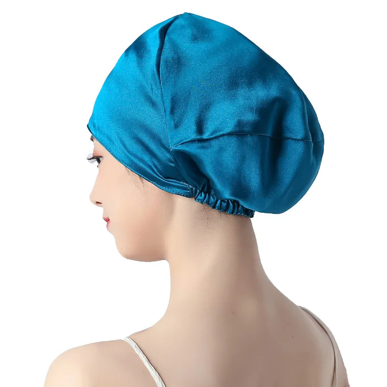 Silk Bonnet for Starter Locs, Afros, Cornrows, curly hair and short naturals