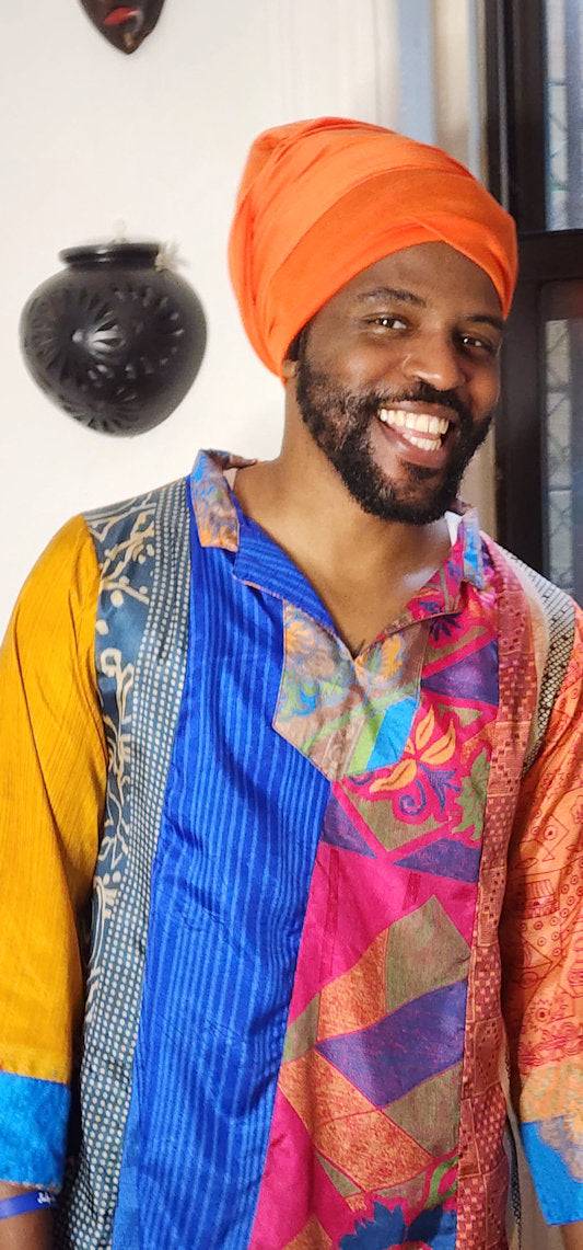 Unique en son genre unisexe Saree Shirt