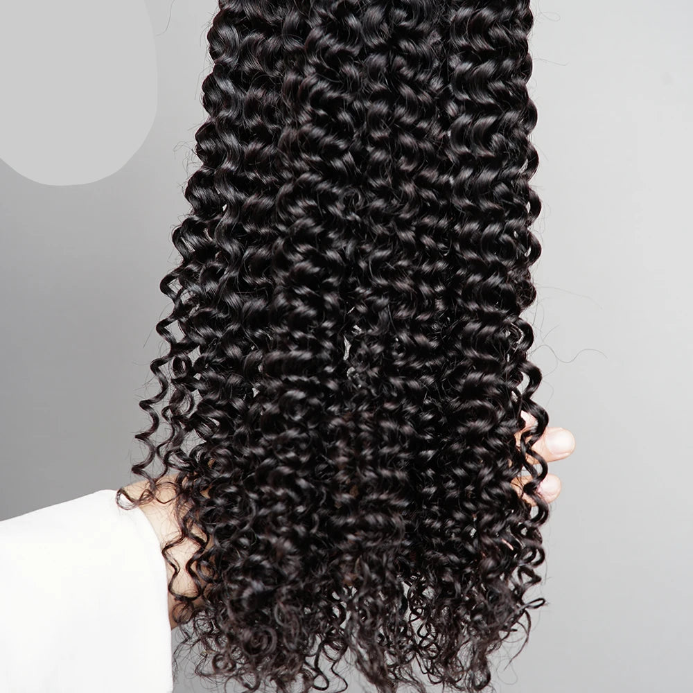 Kinky Curly Remy Human Braiding Hair Extensions