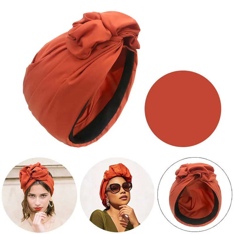 Chic Knotted Turban Headwrap - Elegant