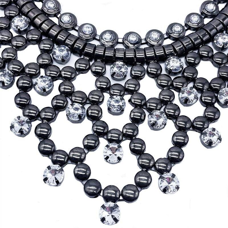 Golden Rhinestone Necklace