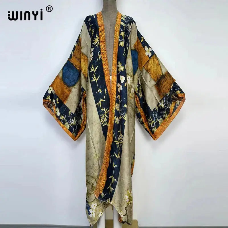 Kimono Kaftan Boho Soft Cardigan - Batwing Sleeve
