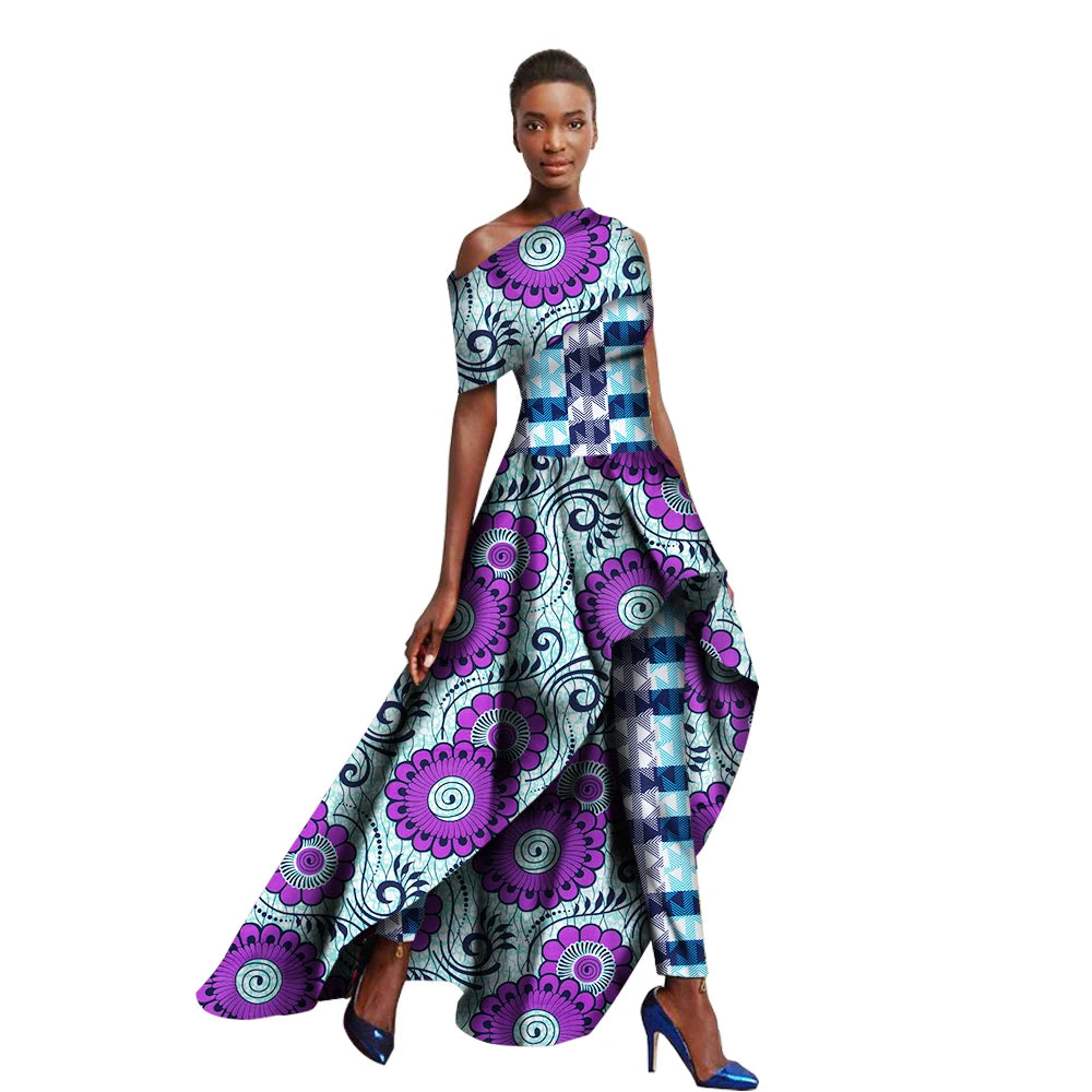 Off-Shoulder Two Piece Ankare Suite for Women
